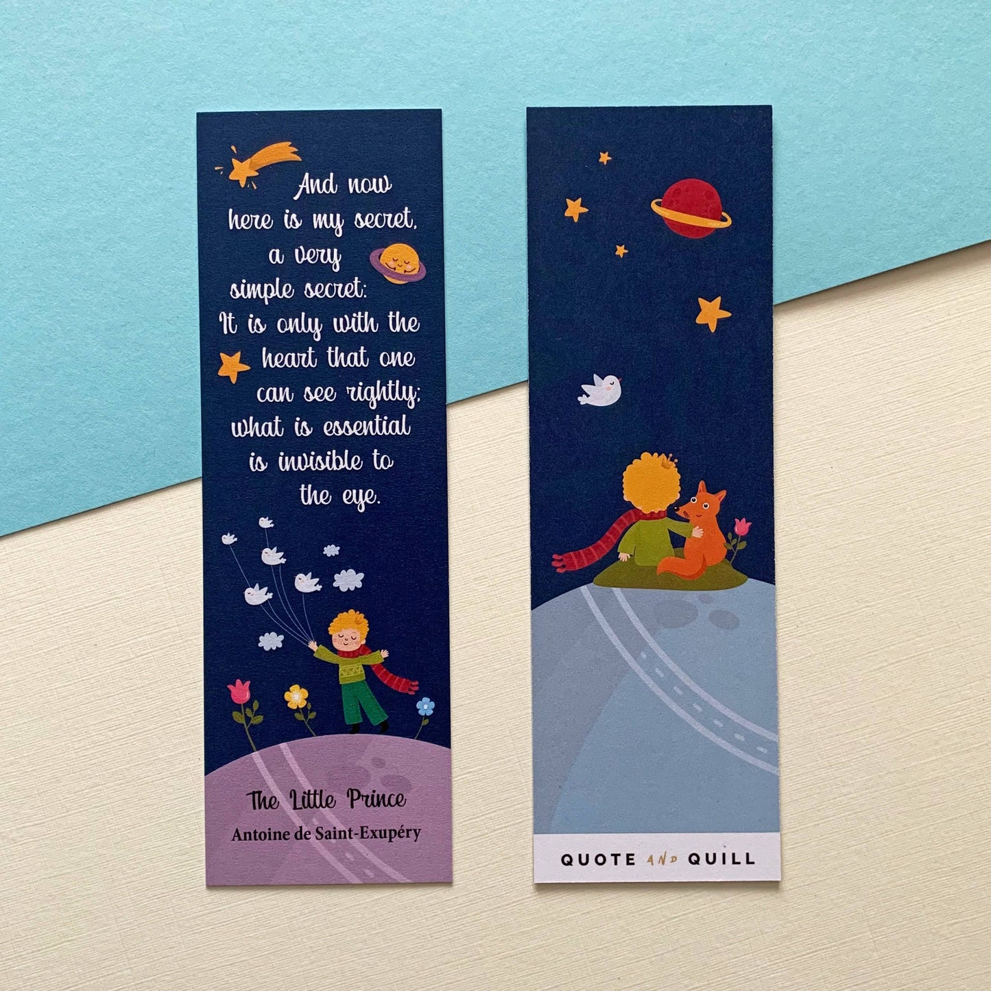 The Little Prince - 'What Is Essential' Bookmark'