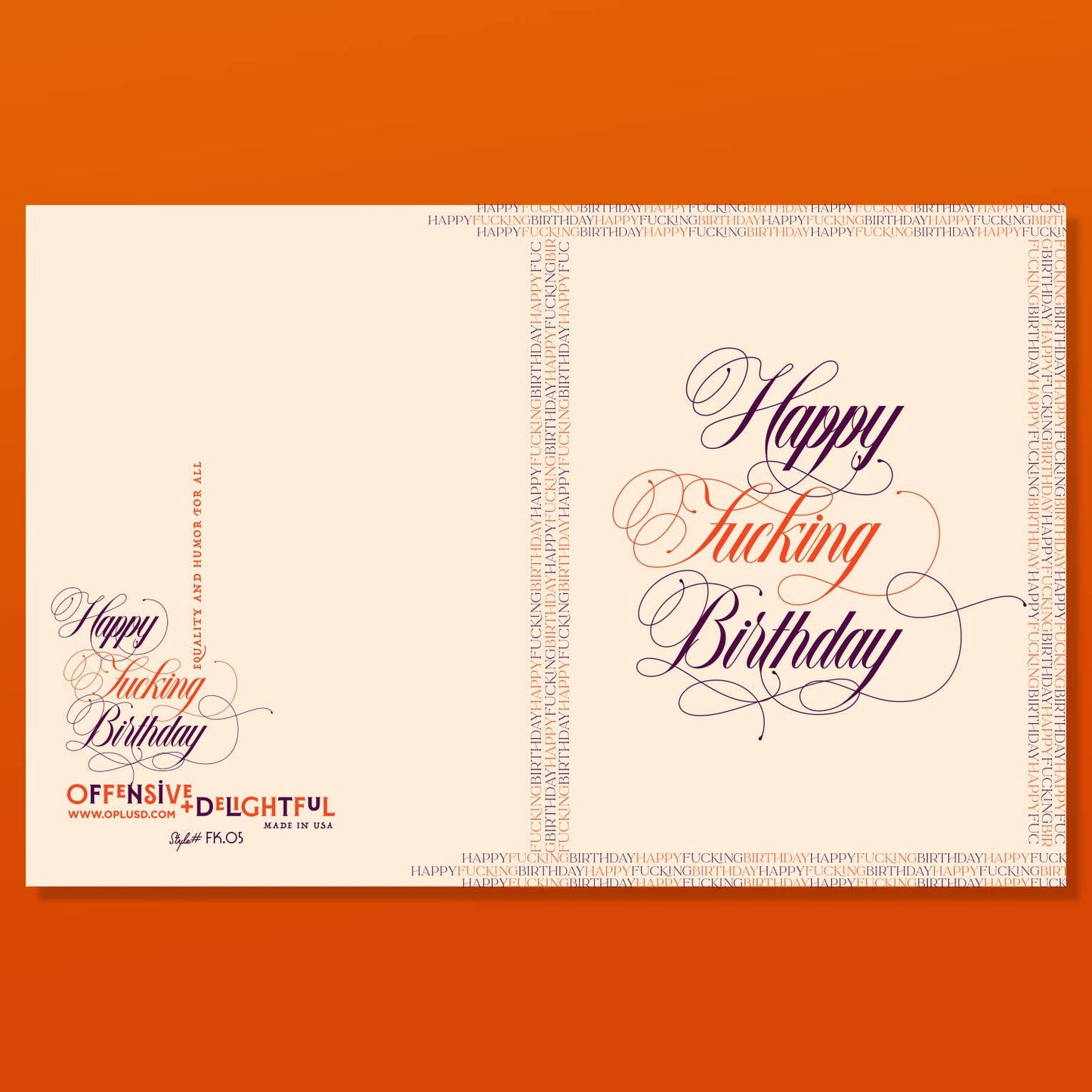 Classic Birthday Card