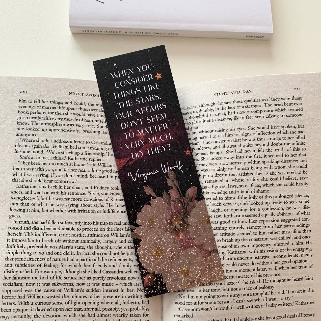 Virginia Woolf - 'Like The Stars' Bookmark