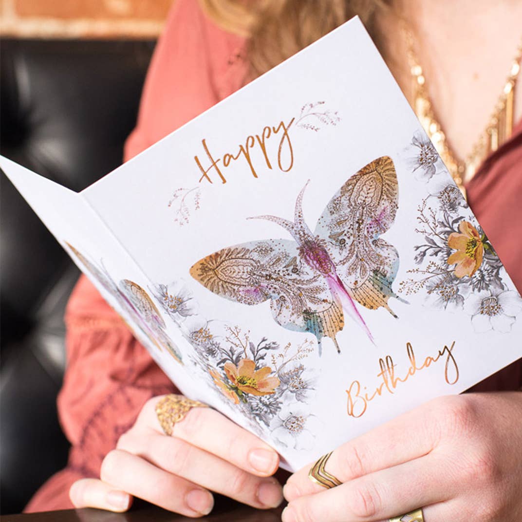 Paisley Butterfly Card