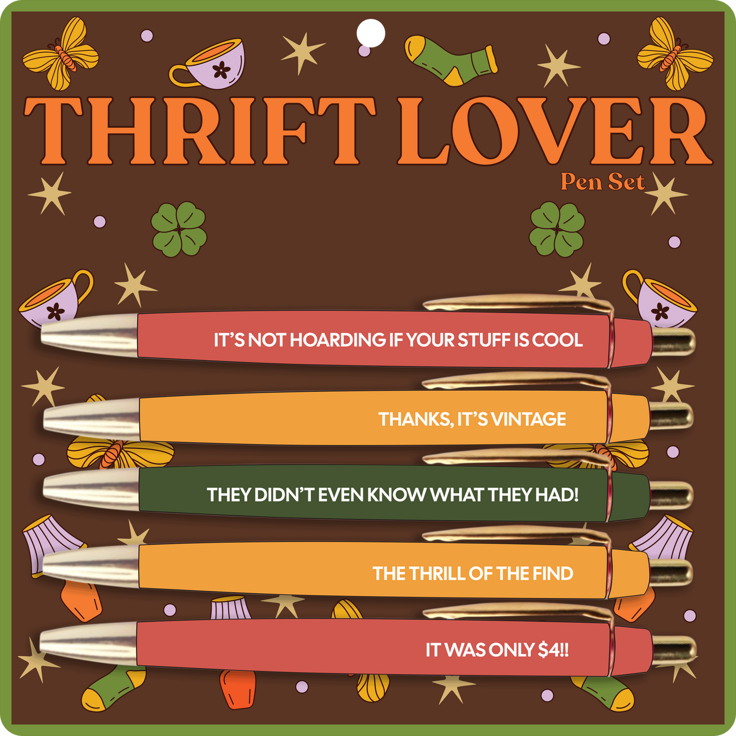 Thrift Lover Pen Set