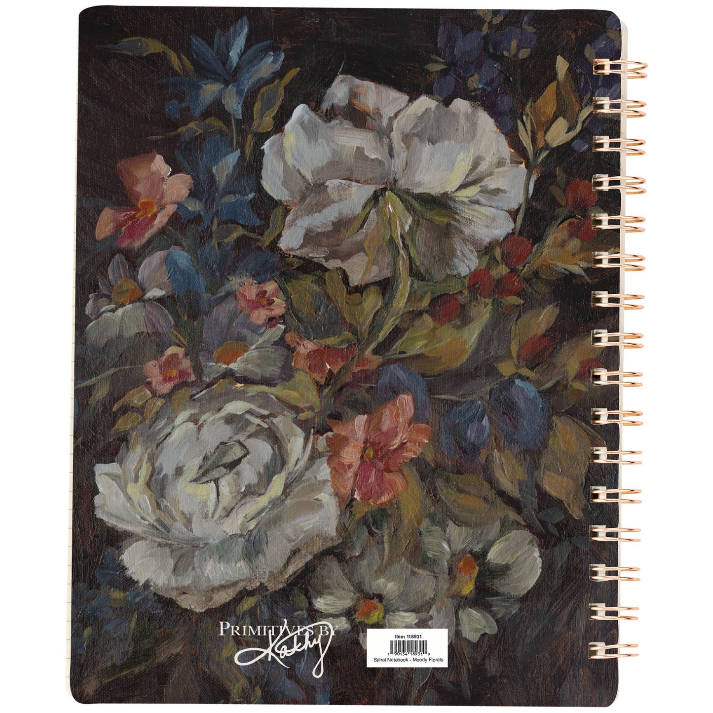 Moody Floral Notebook