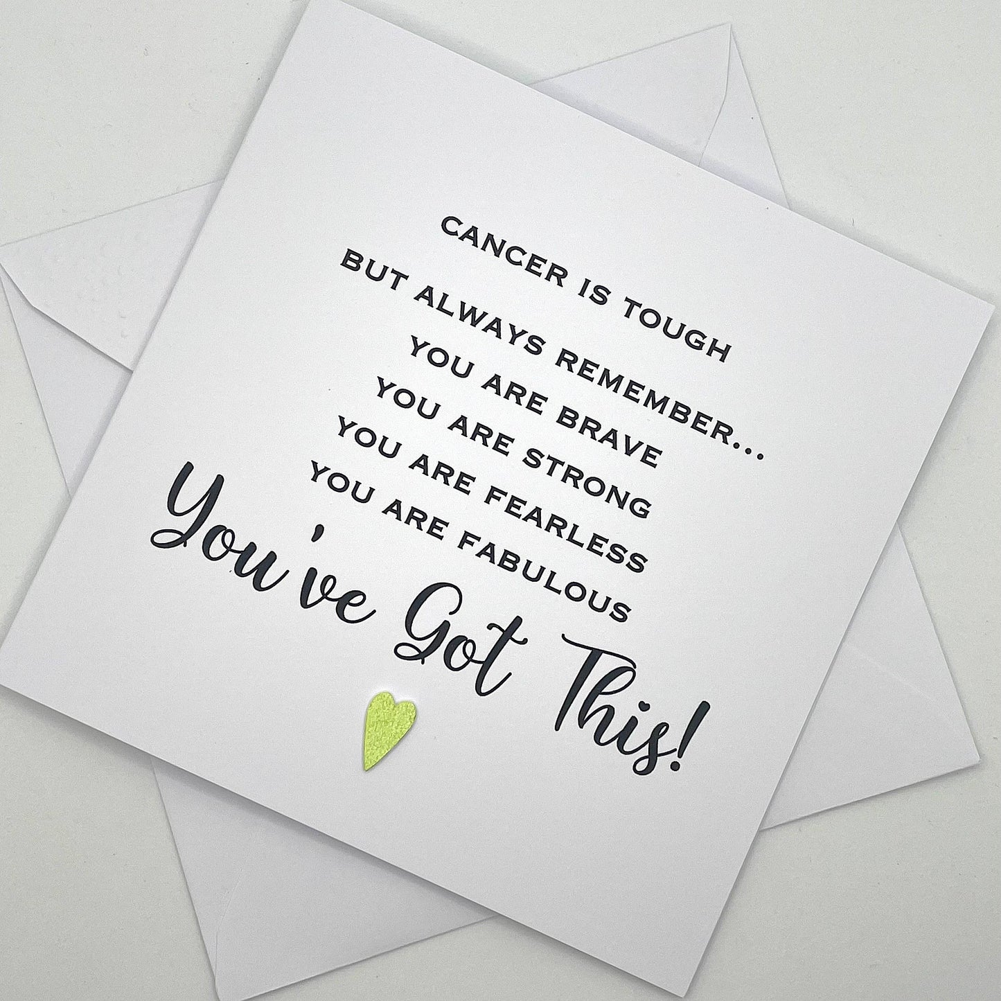 Cancer is Tough, Chemo Support Card