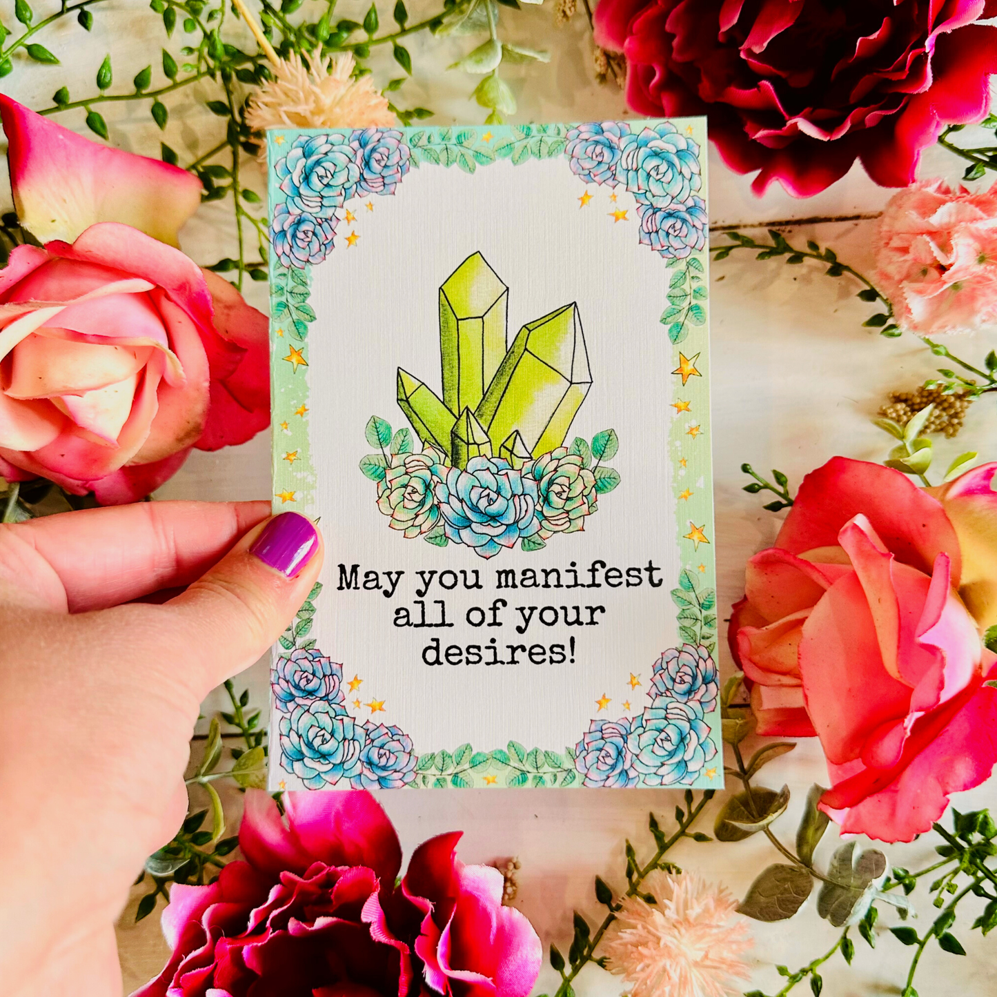 Manifest Your Desires Card