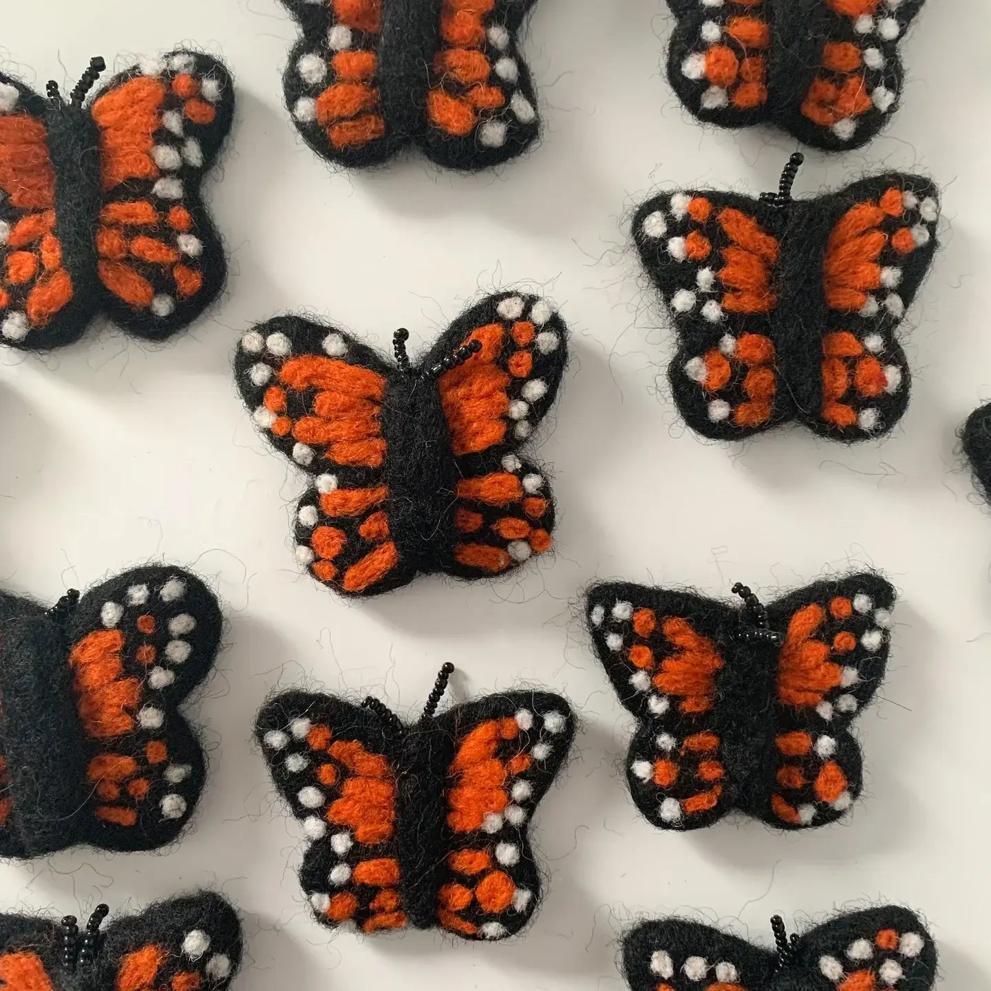 Felted Monarch Butterfly
