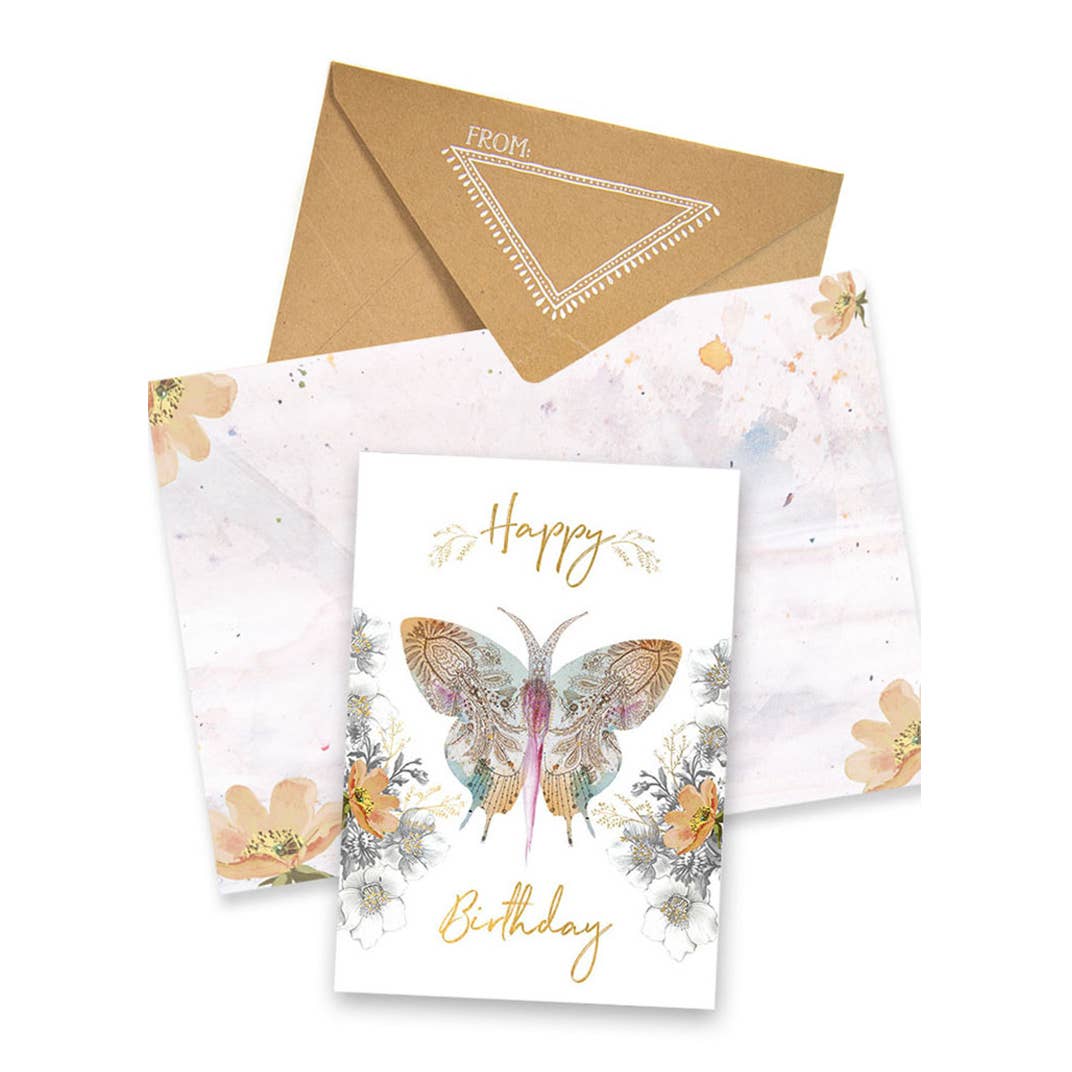 Paisley Butterfly Card