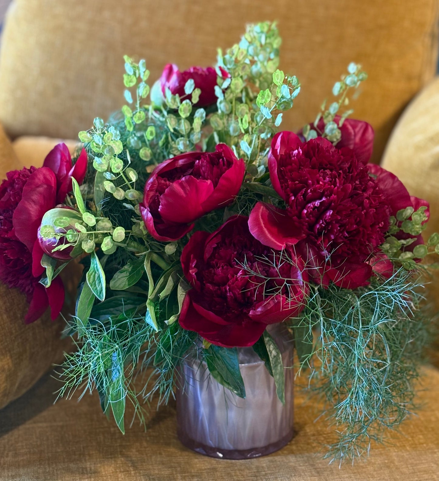 Shimmering Peonies