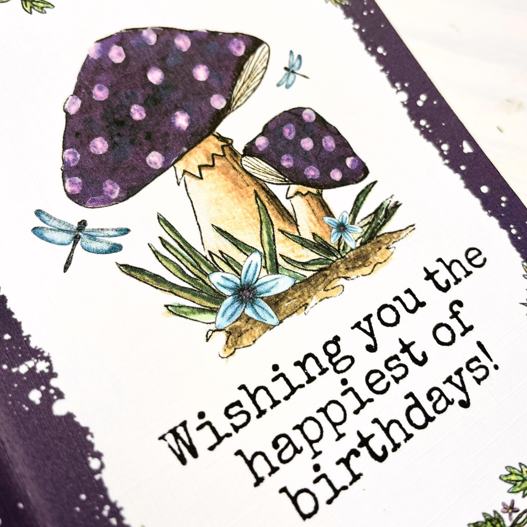 Mushroom Birthday Card