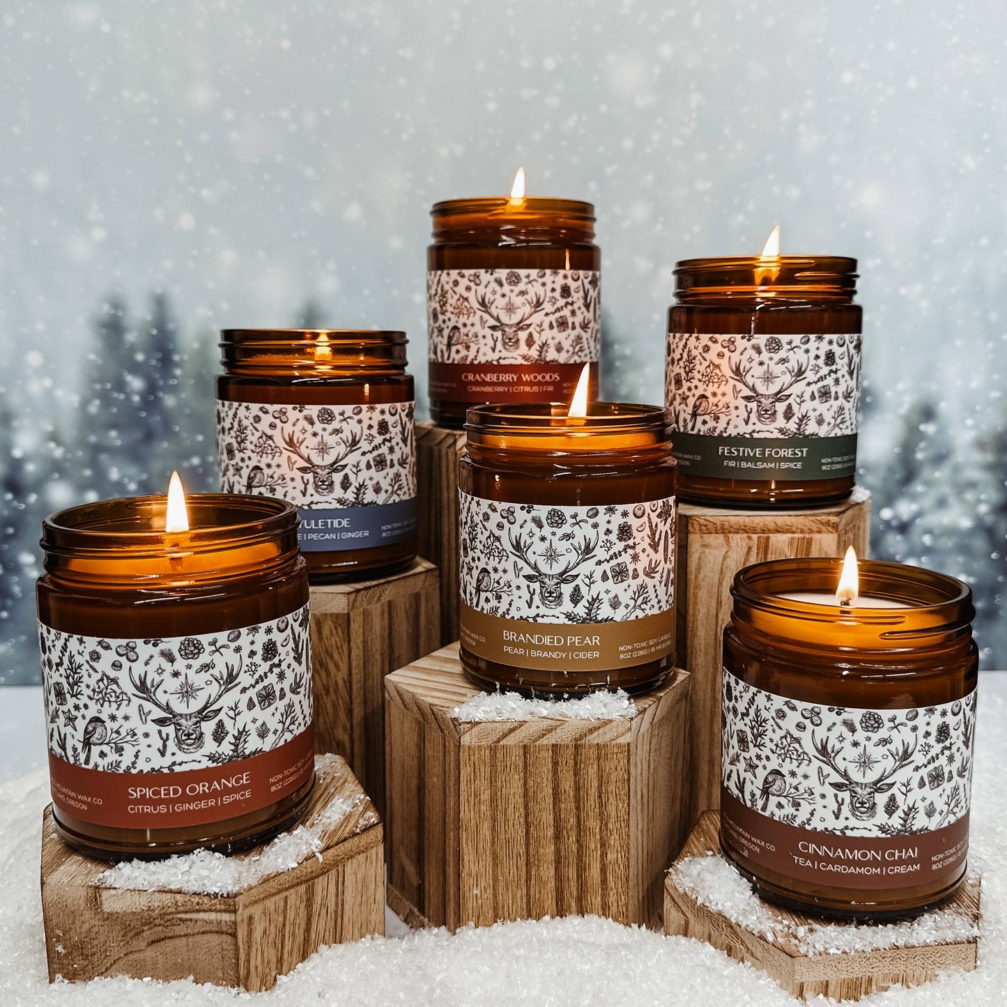 Festive Forest Candle