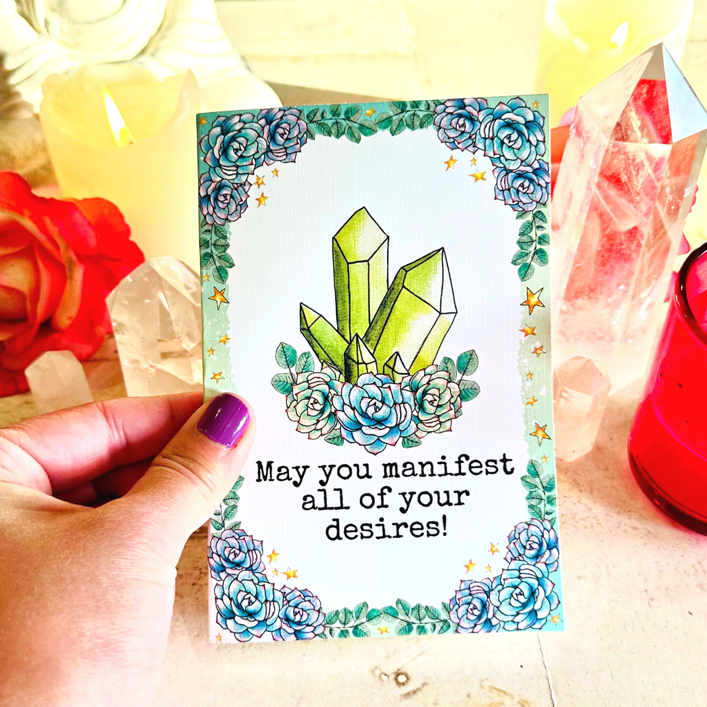Manifest Your Desires Card