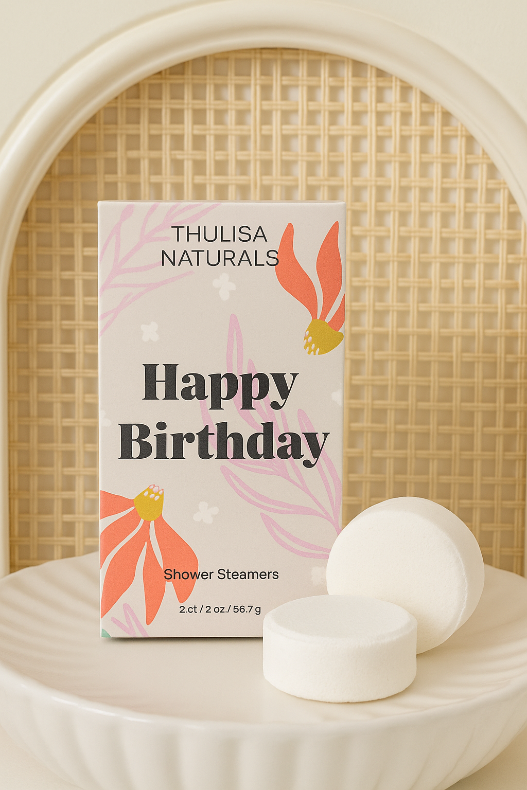 Happy Birthday Lavender & Geranium Shower Steamers