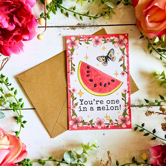 Watermelon Love & Friendship Card