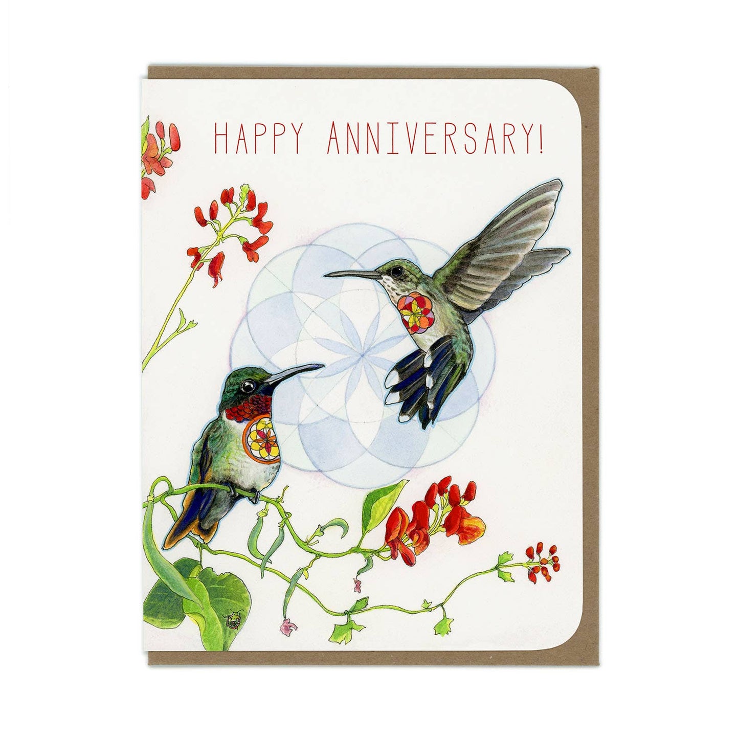 Anniversary Hummingbirds Card