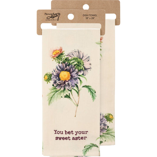 You Bet Your Sweet Aster Kitchen Towel