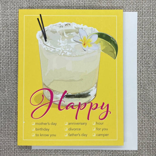 The Happy Margarita Card