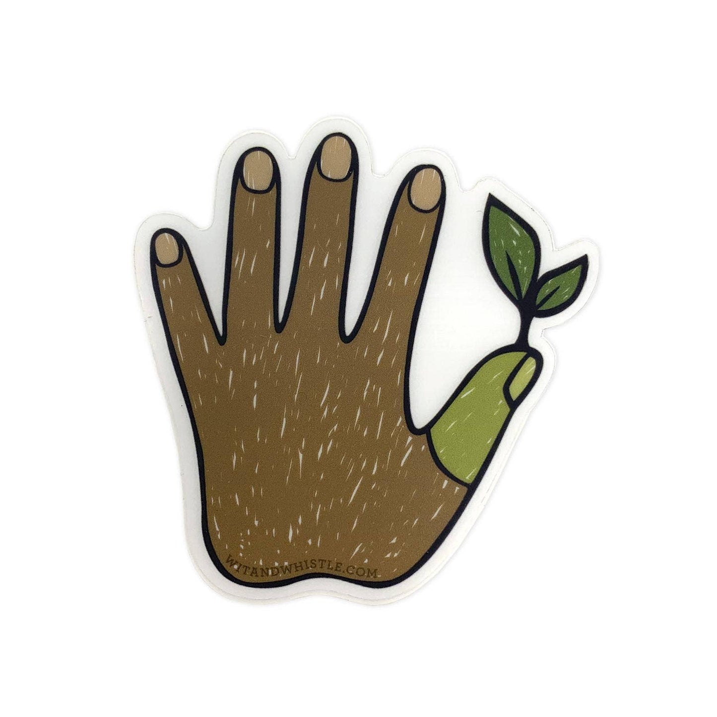 Green Thumb (Dark) Sticker