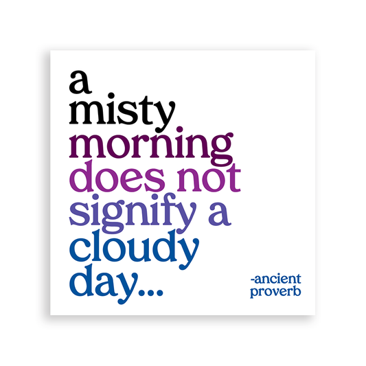 A Misty Morning Magnet