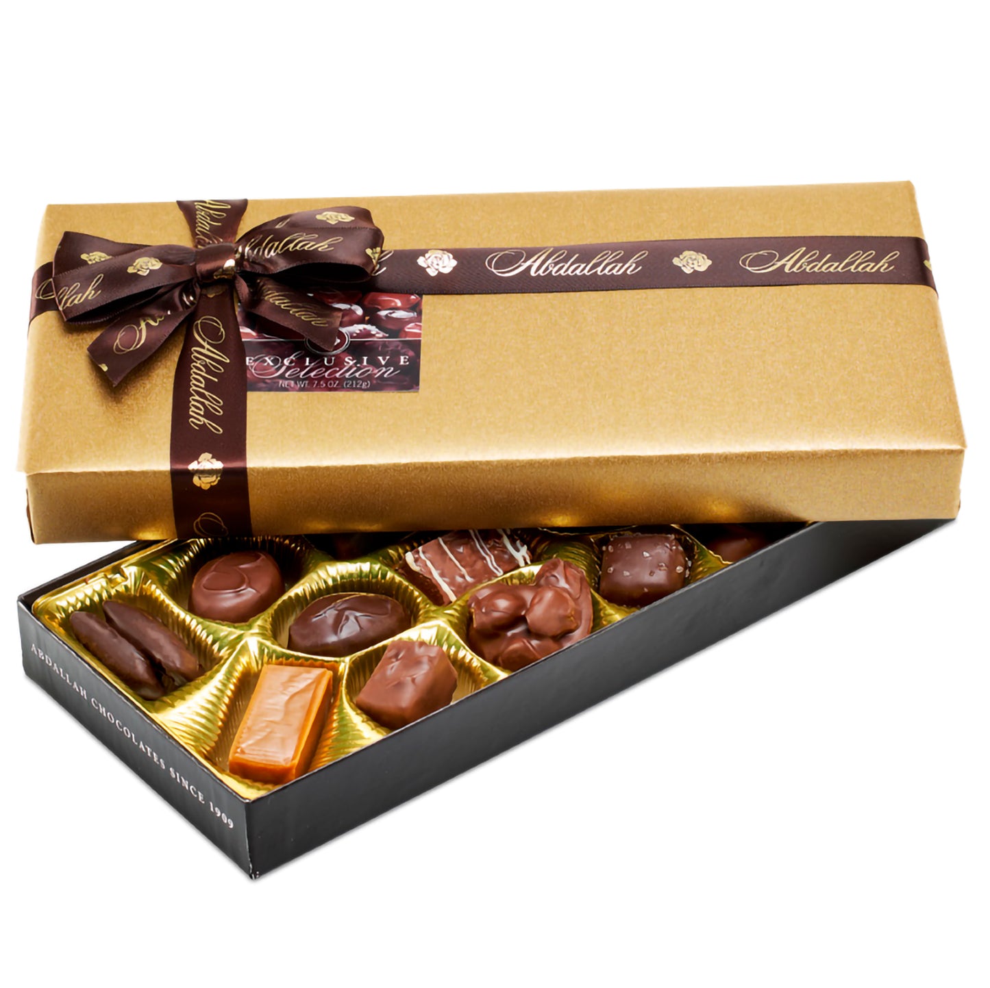 Abdallah Candies Exclusive Selection Chocolate Assortment Gift Wrapped Box