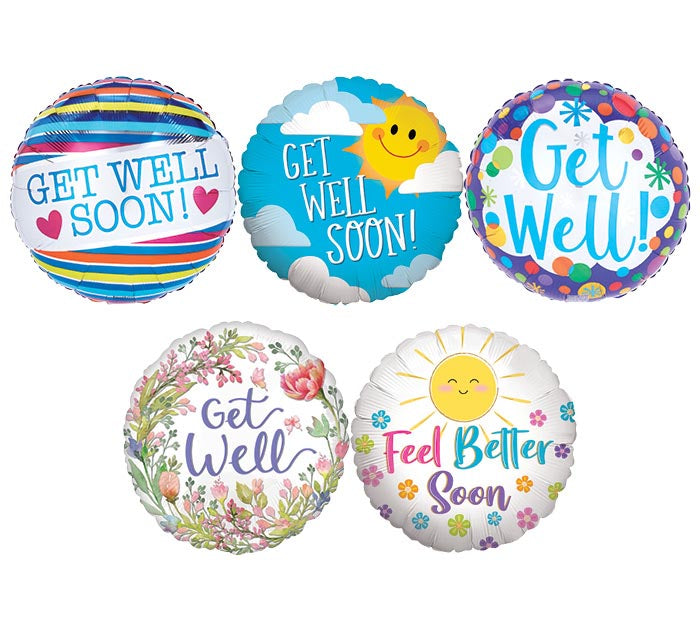 Get Well Wishes Mylar