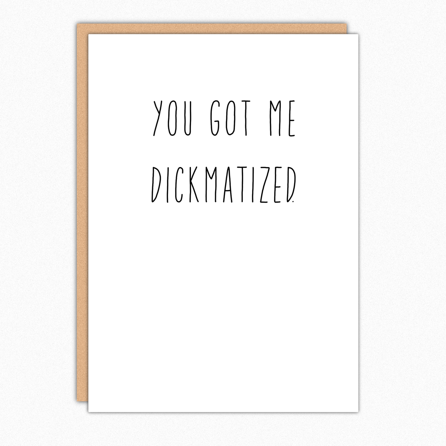 Dickmatized Card