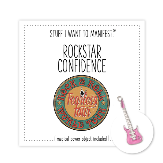 Manifest Rockstar Confidence Charm