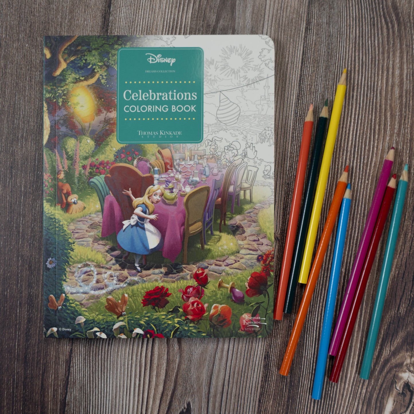 Disney Dreams Collection Thomas Kinkade Studios Coloring Book