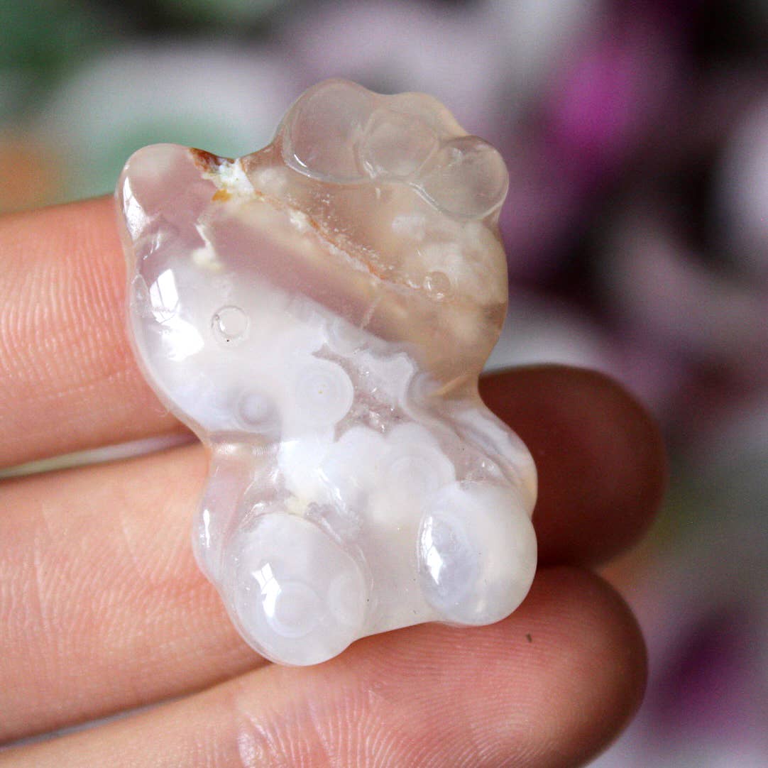 Flower Agate Kitty