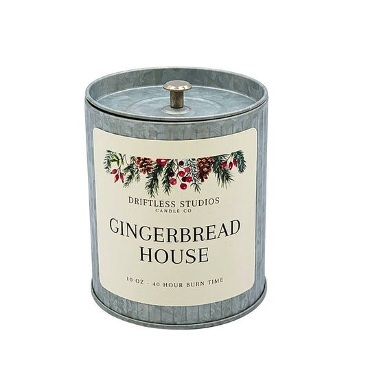 Gingerbread House Farmhouse Candle