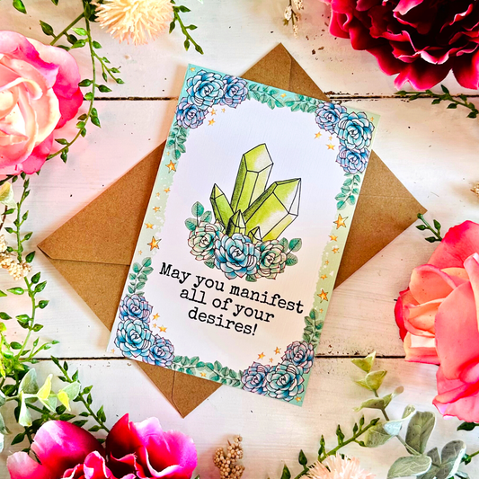 Manifest Your Desires Card
