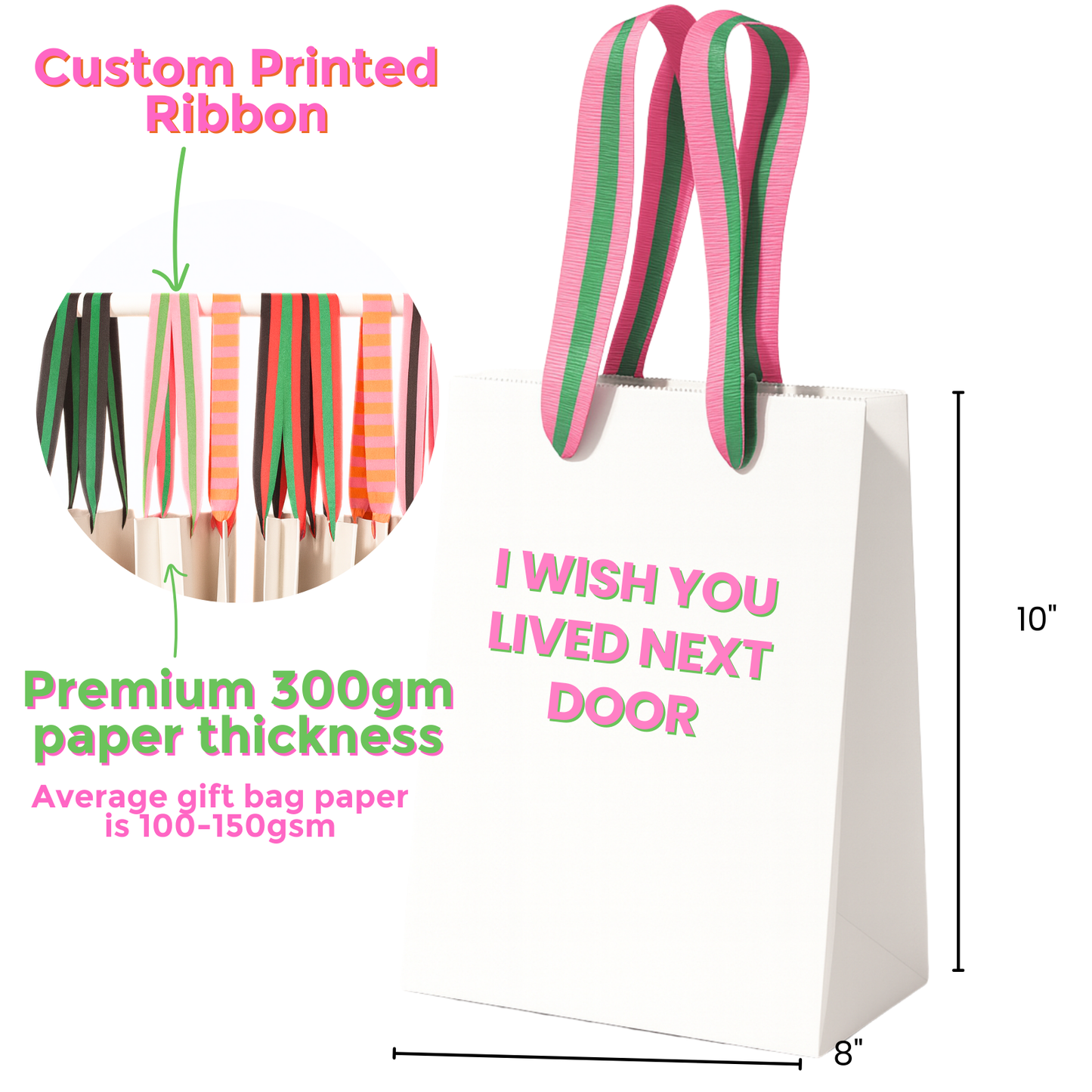 Wish You Lived Next Door Gift Bag