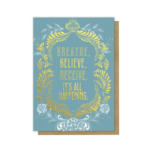 Breathe Believe Card