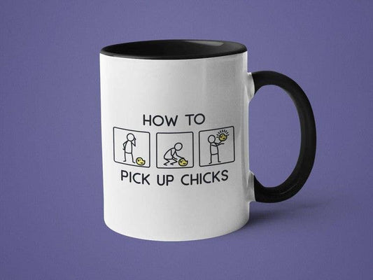 'How to Pick up Chicks' Funny Coffee Mug