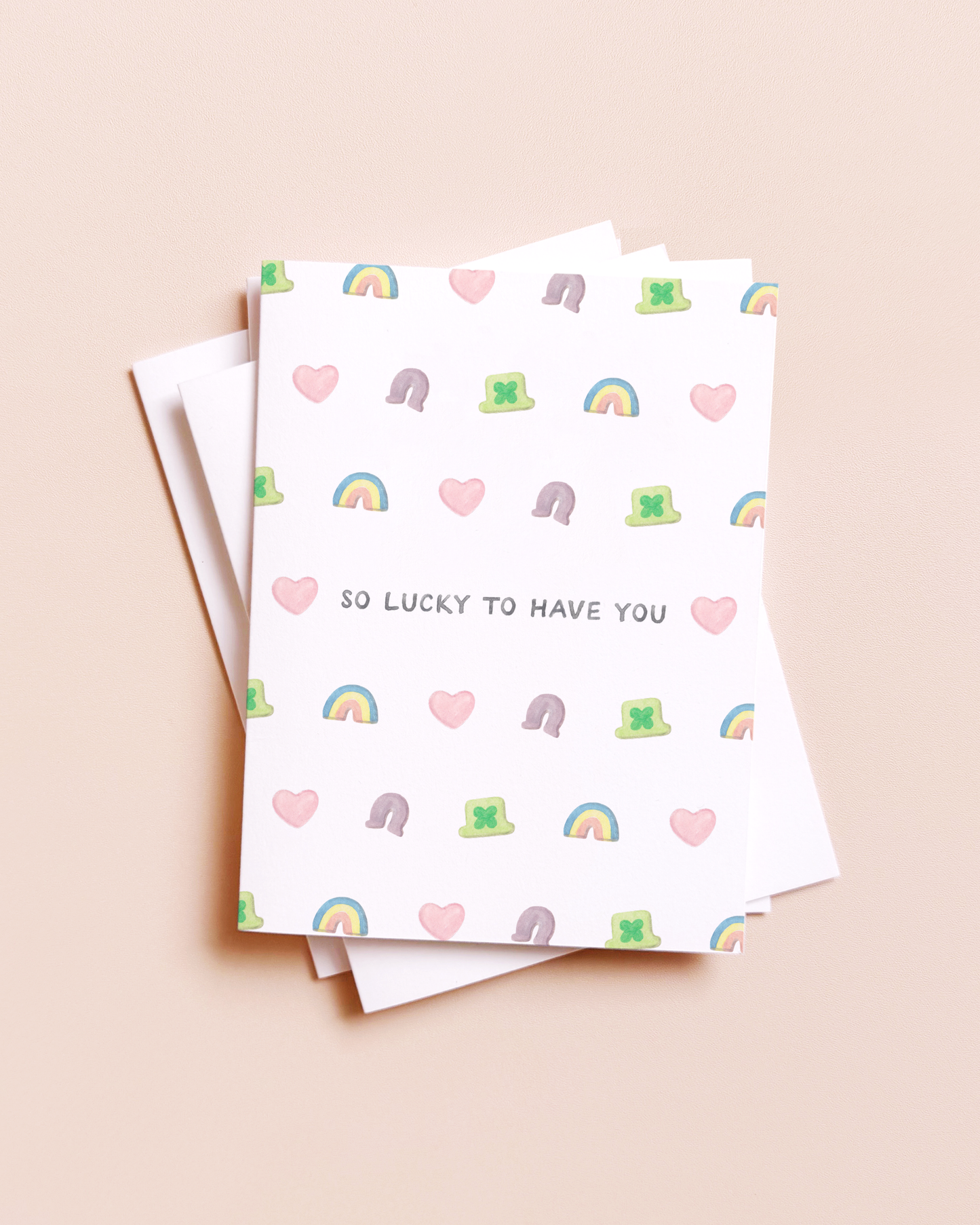 Lucky To Have You Thanks Card