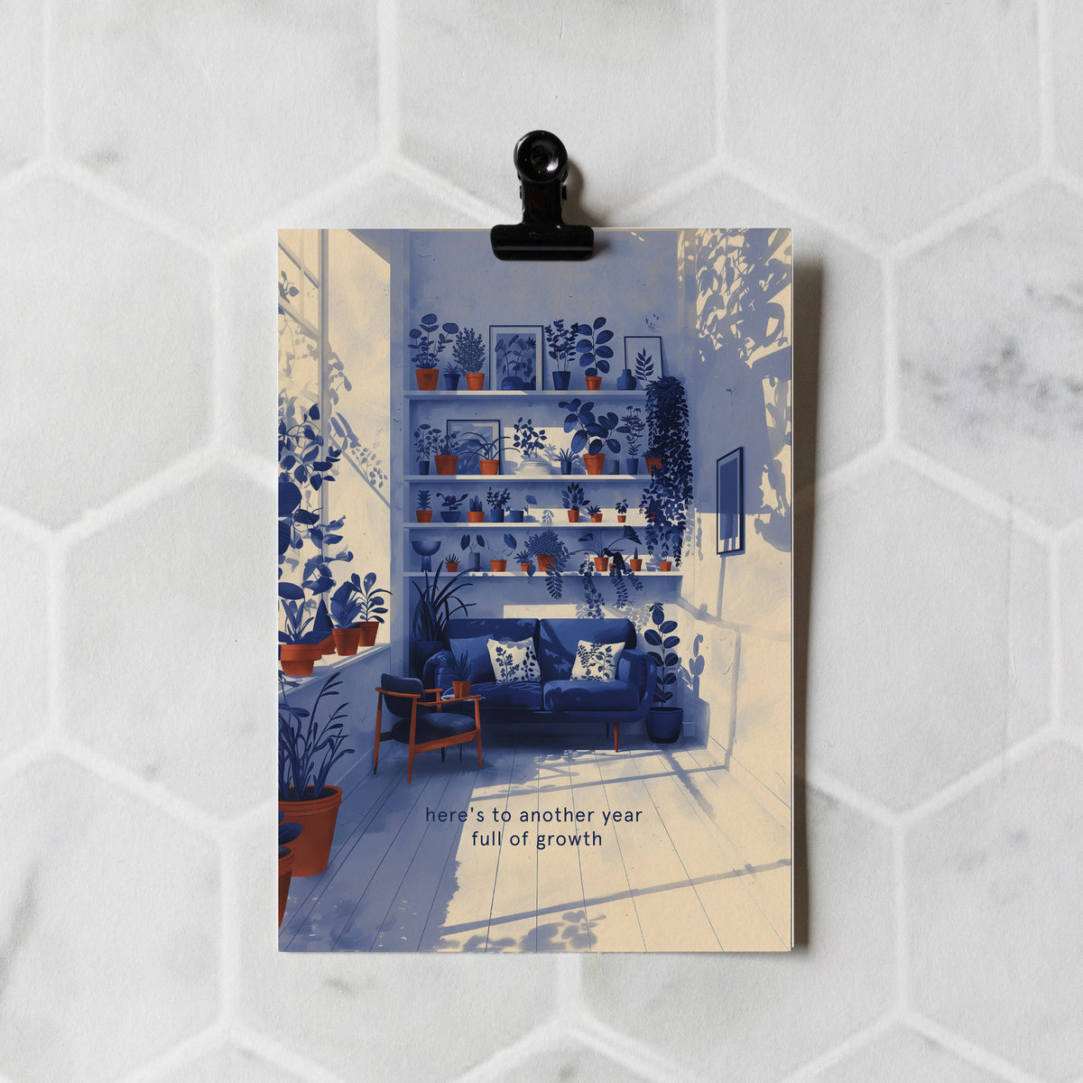 Botanopia USA - gifts , decor and cards for plant lovers - Another Year Full Of Growth| Birthday Card |New year's Card
