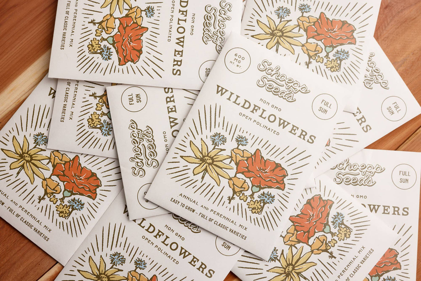 Annual Wildflowers Garden Seed Packet