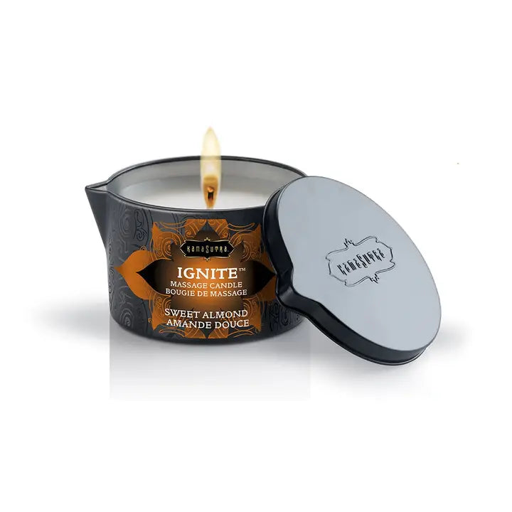 Ignite Sweet Almond Massage Oil Candle
