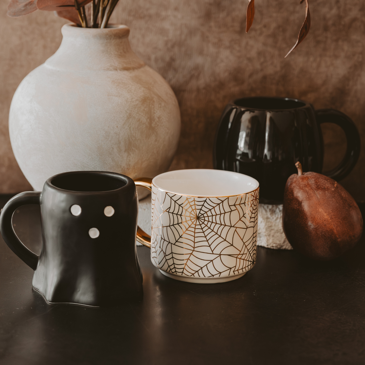 Black Pumpkin Coffee Mug
