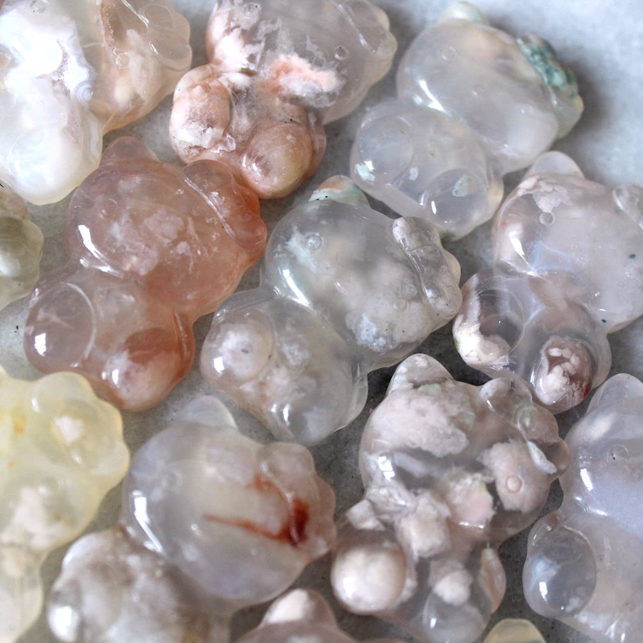 Flower Agate Kitty