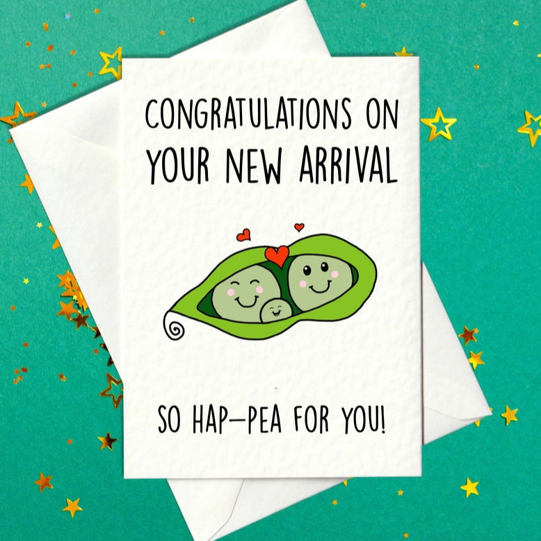 Congratulations on your new arrival Card