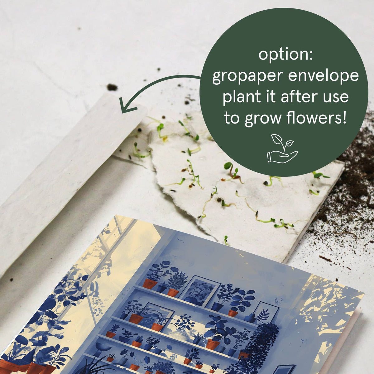 Botanopia USA - gifts , decor and cards for plant lovers - Another Year Full Of Growth| Birthday Card |New year's Card