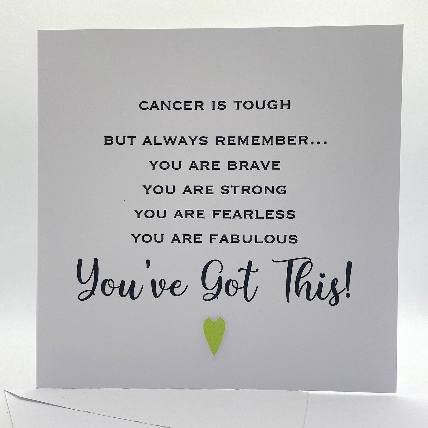 Cancer is Tough, Chemo Support  Card