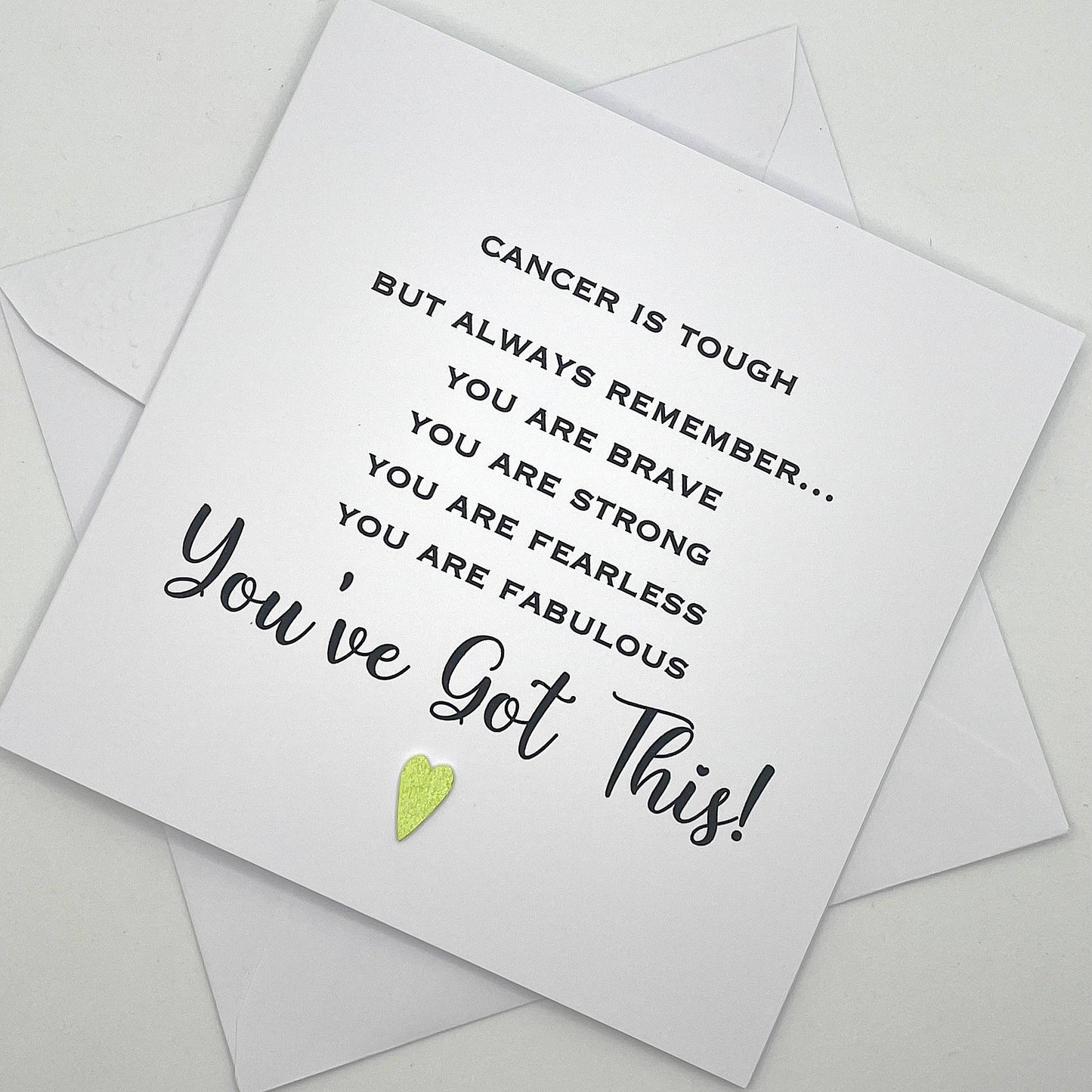 Cancer is Tough, Chemo Support  Card