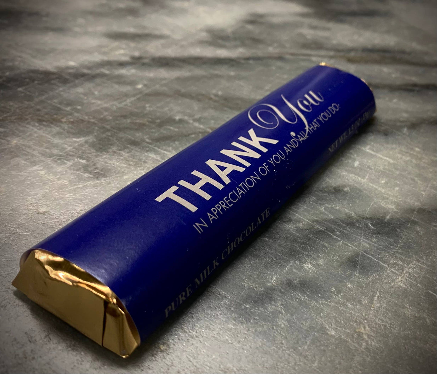 “Thank You” Milk Chocolate Bar