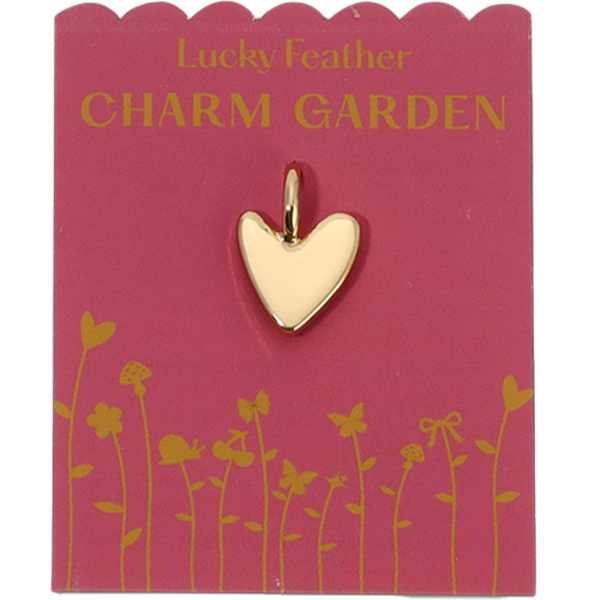 Charm Garden Organic Heart Charm