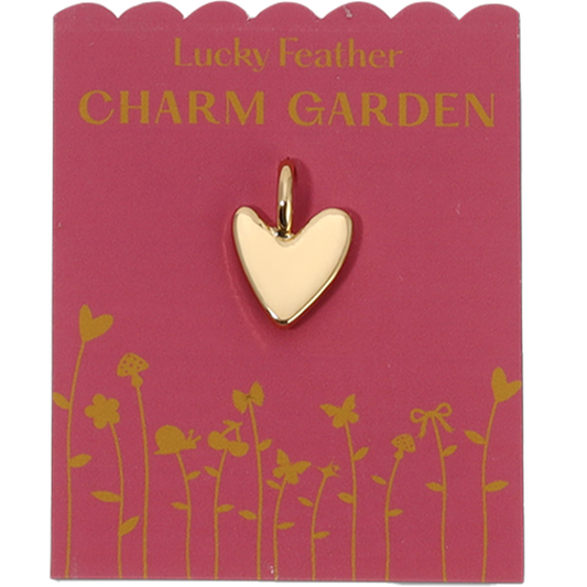 Charm Garden Organic Heart Charm
