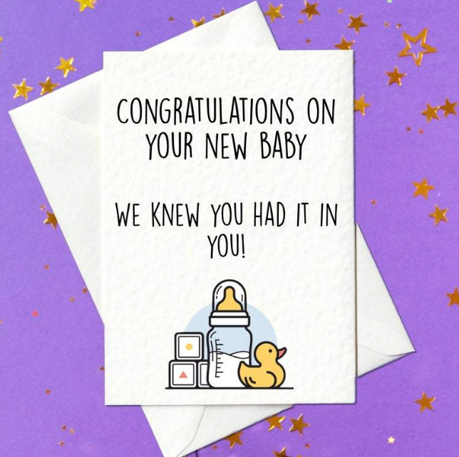 Congratulations on New Baby Card