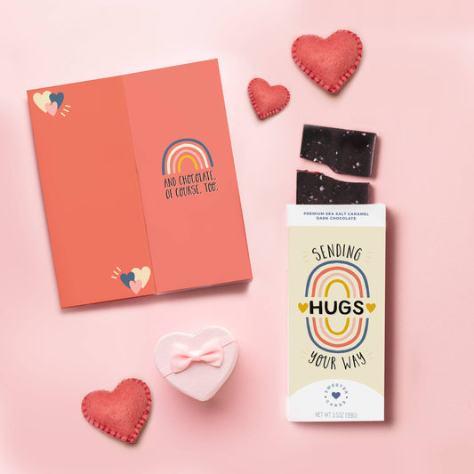 Sending Hugs Chocolate Bar Card