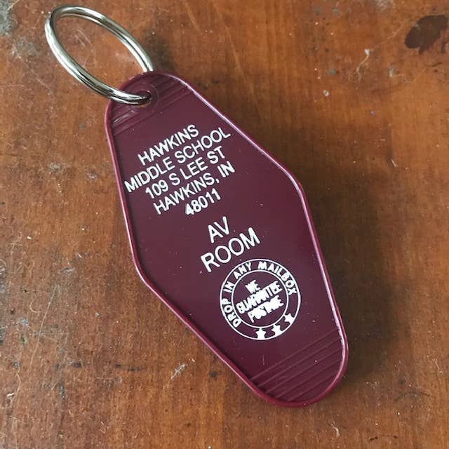 Hawkins Middle School Keychain