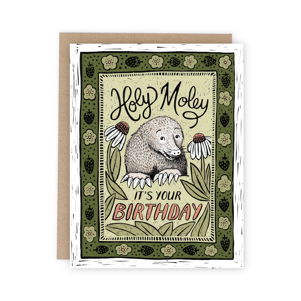 Wit & Whistle - Holy Moley Birthday Card