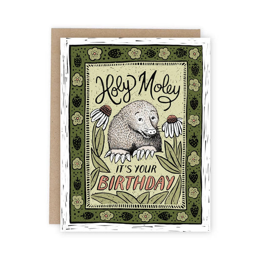 Wit & Whistle - Holy Moley Birthday Card